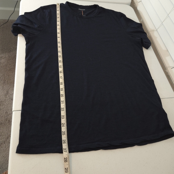 Proof Huckberry Men's 72-Hour Merino T-Shirt Navy Performance Fit - Picture 10 of 10